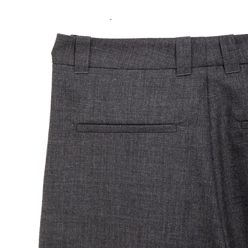 Studio Nicholson Tuck Tropical Wool Pant Tarmac 787 Degli Uberti